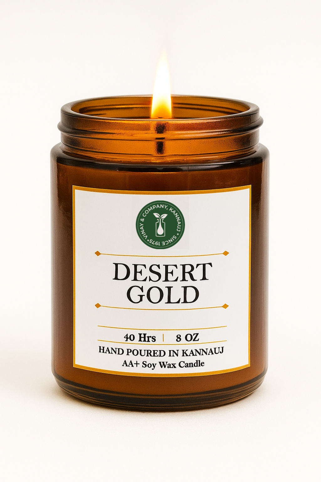 Dessert Gold | Scented Aroma Candle | 225 gm