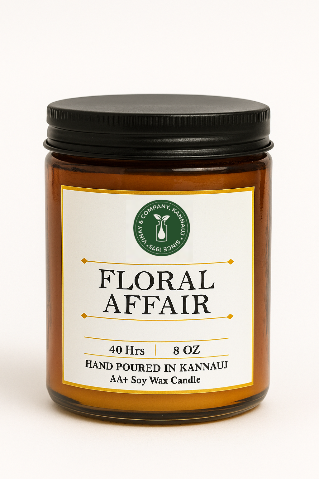 Floral Affair | Scented Aroma Candle | 225 gm