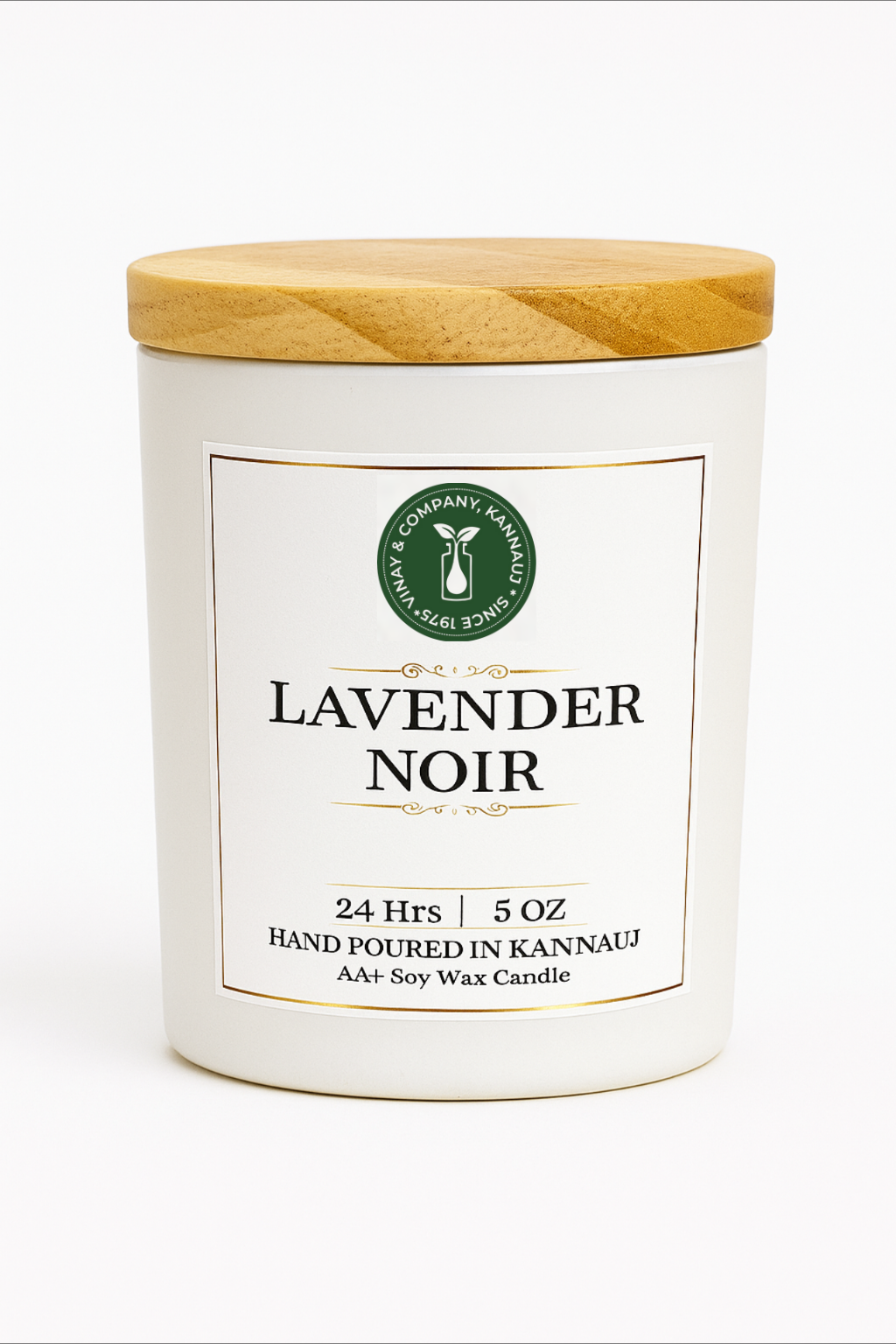 Lavender Noir | Scented Aroma Candle | 140 Gm