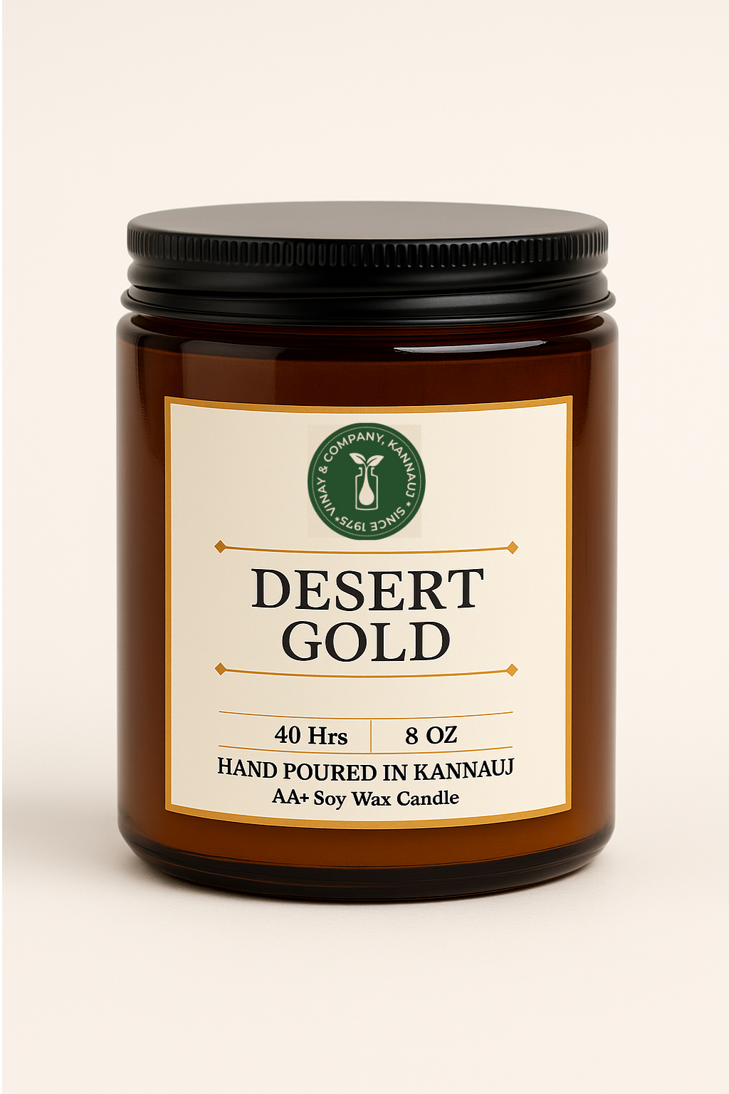 Dessert Gold | Scented Aroma Candle | 225 gm